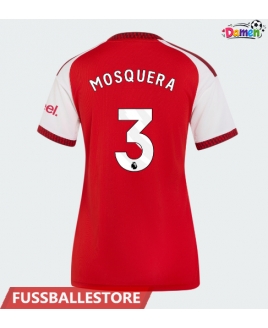 Günstige Arsenal Cristhian Mosquera #3 Heimtrikot Damen 2026-27 Kurzarm